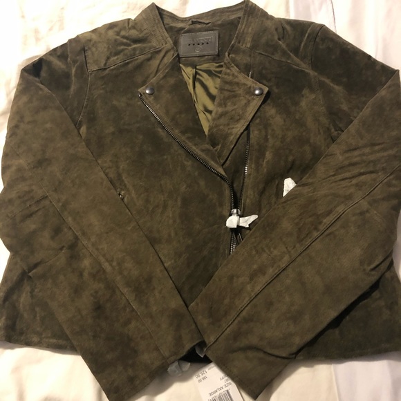 BLANKNYC Denim No Limit Suede Moto Jacket - Picture 5 of 6